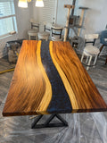 Exotic Costa Rican Monkey Pod River Table (Sold) But Contact me to make your custom table