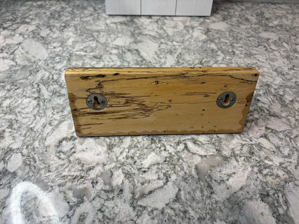 Spalted Maple & Epoxy Key Holder 9" L × 4" W × 2.5" D