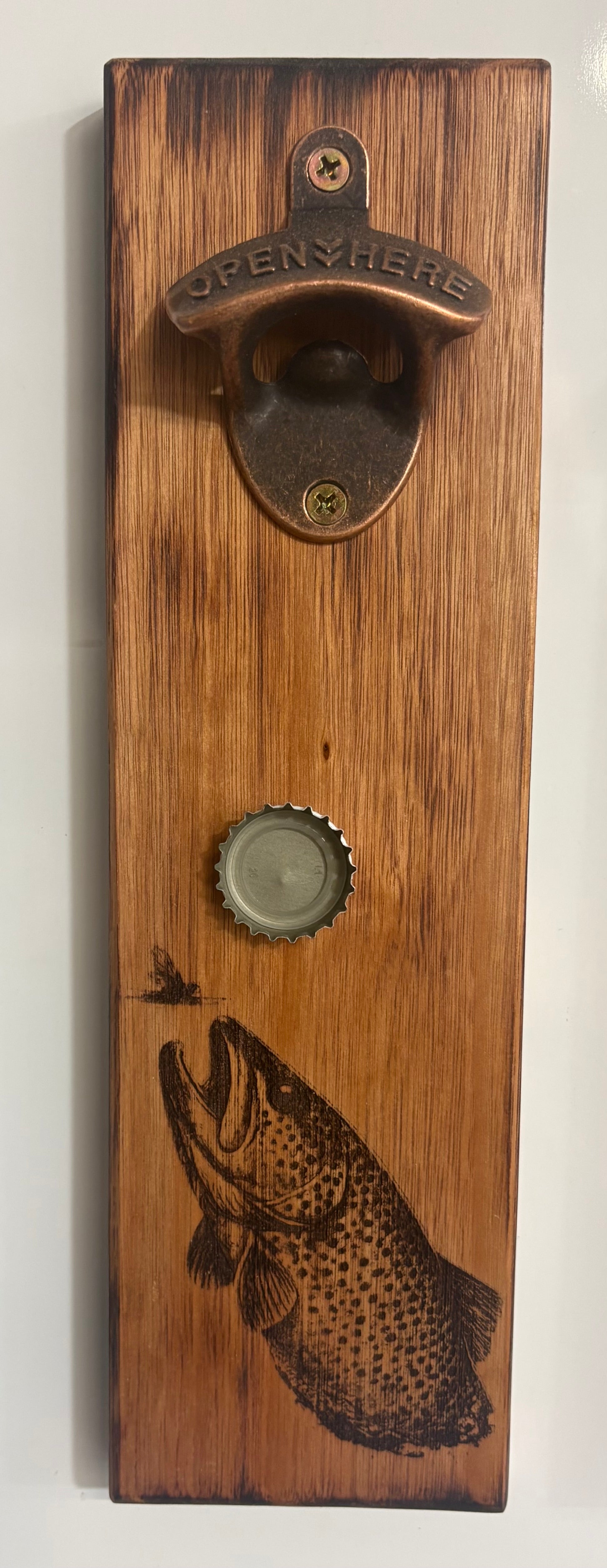 Brown Trout Magnetic Beer Bottle Opener